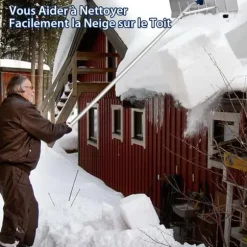 Snöskyffel, 160-610 cm, Silver
