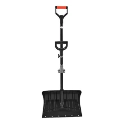 Snöskyffel - Handhållen snöplog - Bladbredd 45,5 cm - D-handtag - Halkfritt grepp - Lätt vikt - Stor kapacitet - För uppfart & utomhus