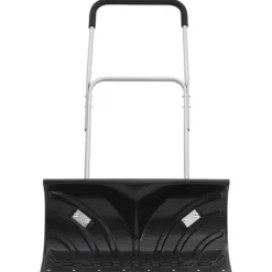 Snöskyffel med utdragbart handtag - Effektiv snöröjning | Färg: Svart | Storlek: 66x33 cm