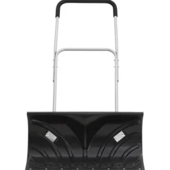 Snöskyffel med utdragbart handtag svart 66 cm stålblad