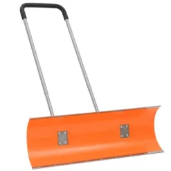 Snöskyffel med utdragbart handtag orange 96 cm stålblad
