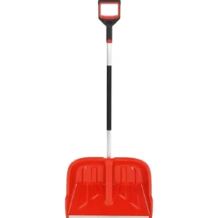 Snöskyffel röd 136 cm aluminium