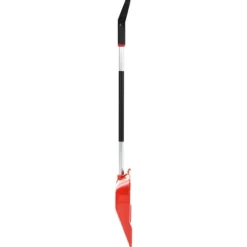 Snöskyffel röd 136 cm aluminium