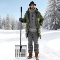 Snöskyffel, 40x43 cm, Silver, Aluminiumlegering