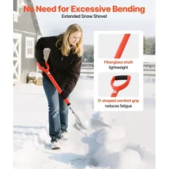 Snöskyffel, 114x35 cm, Silver, Aluminiumlegering