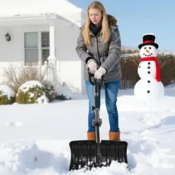 Snöskyffel, 45.5x128 cm, Svart, Lätt snöröjningsverktyg