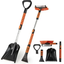 Snöskyffelset, 27x13x87-107 cm, Orange