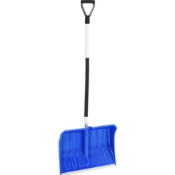 Snöspade med ergonomiskt handtag - Robust aluminium | Färg: Blå | Storlek: 145 cm