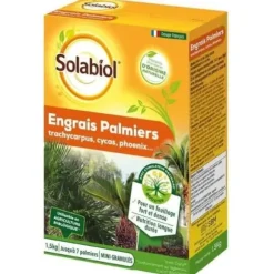 SOLABIOL SOPALMY15 palm- och medelhavsväxtgödsel 1,5 kg, användbar i ekologiskt jordbruk