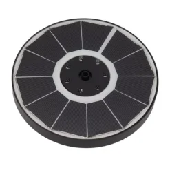 Solar fontänljus med 8 munstycken 3,5W 900mAh Färgstarka kraftfulla solfågelbadfontäner för fågelbadträdgård Genomskinligt munstycke