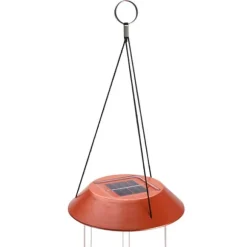 Solar Färgskiftande Vindklocka LED-ljus Fågeltyp Hem Trädgårdsdekoration Färgglad