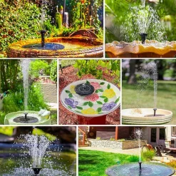 Solar vatten fontän