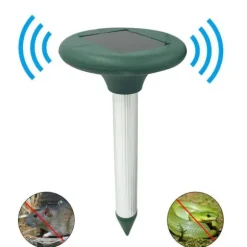 Solcellsdriven djurskrämmare