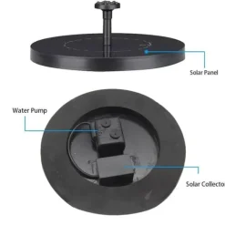 Solcellsfontän för Trädgård