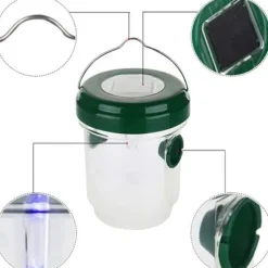 soldrivna getingfällor med, utomhus getingfälla, återanvändbara insektsdödare bålgetingfällor