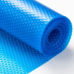 Solenergi Pooltäcke, 28 x 14 fot rektangulärt solfilt för pooler, Inground och Ovan Mark Pool Soltäcke, 16 mil blå soltäcken