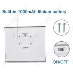 Solenergilampa med dörrnummer - TD® - 4 LED - ABS - För utomhusbruk - Solenergi