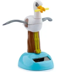 Solfigur - Mås - Dekorativ - Solpanel - 10,5 cm - Modern design