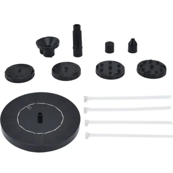 Solfontän 130MM Smart liten hushållsvilla Trädgård Fiskdamm Innergård Stengård Fågelbad Dekorativ fontän