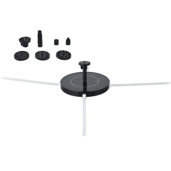 Solfontän 130MM Smart liten hushållsvilla Trädgård Fiskdamm Innergård Stengård Fågelbad Dekorativ fontän