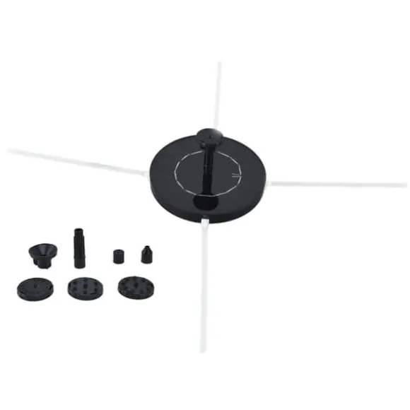 Solfontän 130MM Smart liten hushållsvilla Trädgård Fiskdamm Innergård Stengård Fågelbad Dekorativ fontän