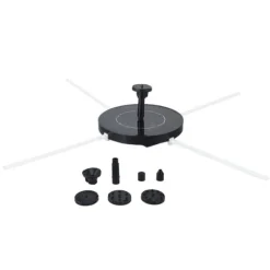 Solfontän 130MM Smart liten hushållsvilla Trädgård Fiskdamm Innergård Stengård Fågelbad Dekorativ fontän