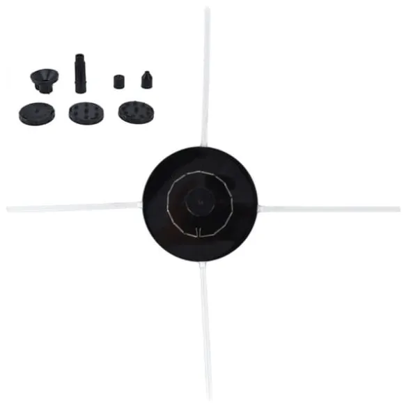 Solfontän 130MM Smart liten hushållsvilla Trädgård Fiskdamm Innergård Stengård Fågelbad Dekorativ fontän