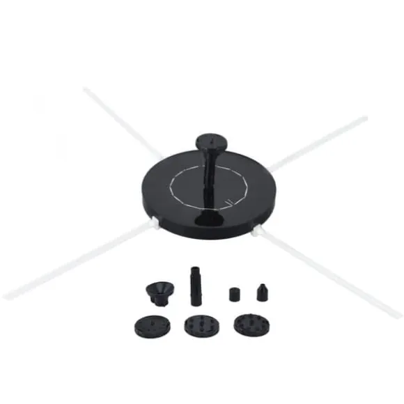 Solfontän 130MM Smart liten hushållsvilla Trädgård Fiskdamm Innergård Stengård Fågelbad Dekorativ fontän