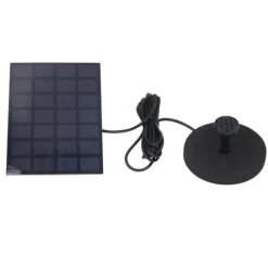 Solfontän Multifunktionell soldriven flytande fontän för fågelbaddamm Pool Fish Tank 7V 2,5W