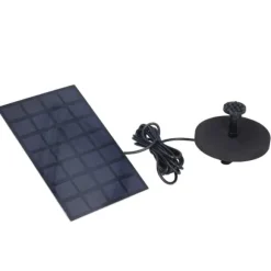 Solfontän Multifunktionell soldriven flytande fontän för fågelbaddamm Pool Fish Tank 7V 2,5W