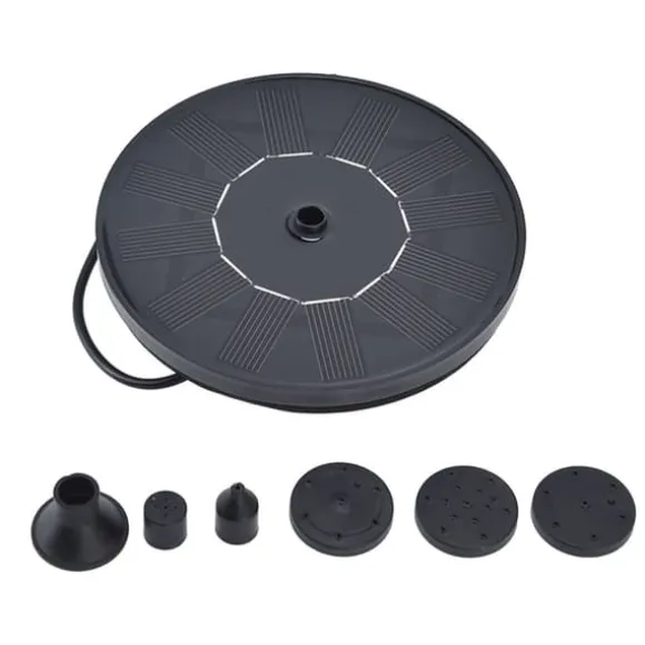 Solfontän 6V 1,0W Vattenbristskydd IP68 Vattentät Monokristallin epoxi Solpanelsfontänpump för pool