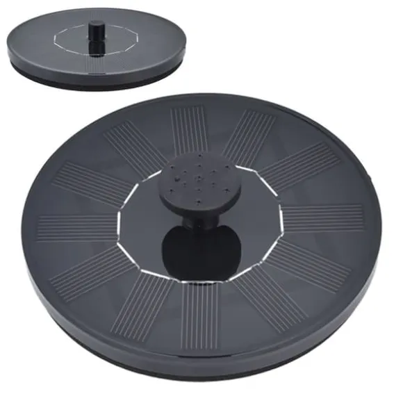 Solfontän 6V 1,0W Vattenbristskydd IP68 Vattentät Monokristallin epoxi Solpanelsfontänpump för pool