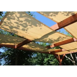 Solskyddsband för lusthus HDPE 0,4x5 Sand