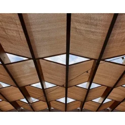 Solskyddslist för lusthus HDPE 0,4x5 Grå