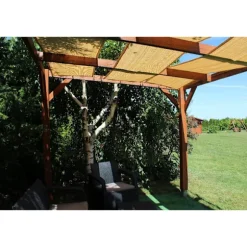 Solskyddslist för lusthus HDPE 0,4x5 Grå