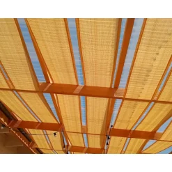 Solskyddslist för lusthus HDPE 0,4x5 Grå