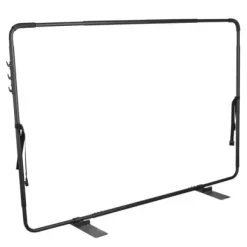 Spabadöverdragshiss, Justerbar, 80x160x125 cm, Svart, Aluminium