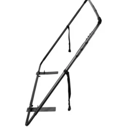 Spabadöverdragshiss, Justerbar, 80x160x125 cm, Svart, Aluminium