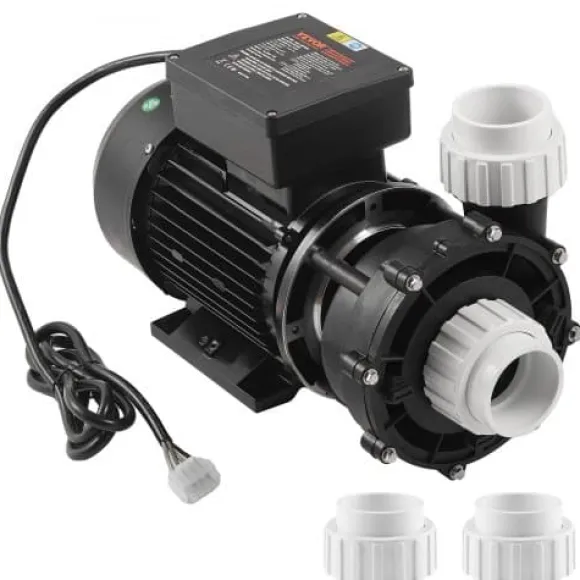 SPA-pump, 2-hastigheter 56-ram dubbelhastighets bubbelbadpump, 2x5,6 cm port