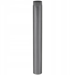 Spisrör - rökrör - 2mm stål - Ø 120 mm - 100 cm - svart