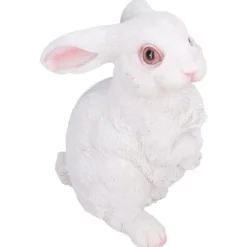 Söt kanin Skulptur Harts Hantverk Trädgård Kanin Dekoration Simulering Kanin Staty för gräsmatta Trädgård uteplats