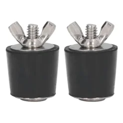 2st Simbassänggummipluggar Vinteriserande Avsmalnande plugg Simbassängtillbehör 25mm