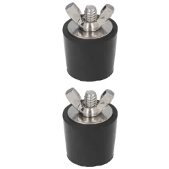 2st Simbassänggummipluggar Vinteriserande Avsmalnande plugg Simbassängtillbehör 25mm