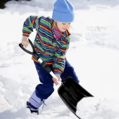 Stark snöskyffel, hopfällbar, snöskrapa i aluminium, plog