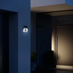 Steinel XSolar LH-N 0,03W LED-solcellsarmatur med sensor, rostfritt stål