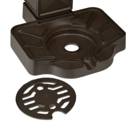 Stående fontän, 82x29x33 cm, brun