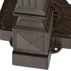 Stående fontän, 82x29x33 cm, brun