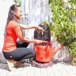 Stående fontän, 74x35,5x30 cm, Brun