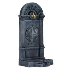 Stående fontän, 83x39x33 cm, mörkgrå