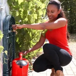 Stående fontän, 83x39x33 cm, mörkgrå